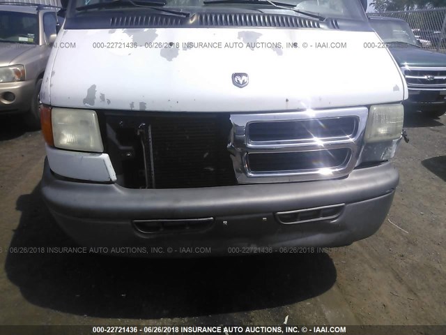 2D7JB21Y23K502550 - 2003 DODGE RAM VAN B2500 WHITE photo 6