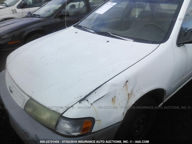 1N4AB41D3SC777612 - 1995 NISSAN SENTRA XE/GXE/GLE/BASE WHITE photo 6