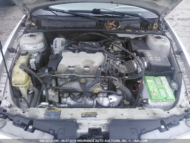 1G3NF52EX2C124840 - 2002 OLDSMOBILE ALERO GLS 银色 照片 10