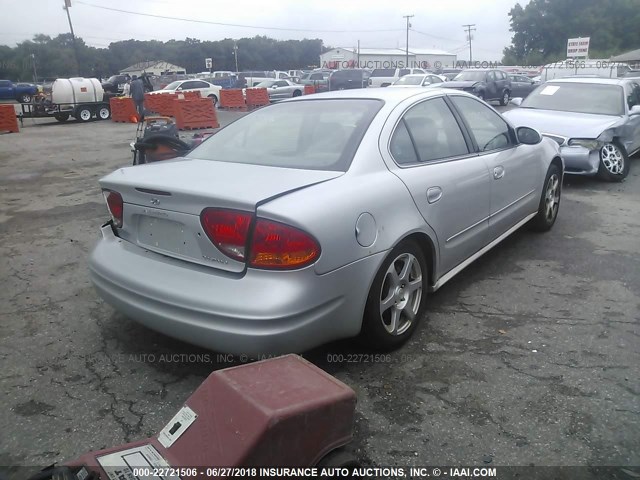 1G3NF52EX2C124840 - 2002 OLDSMOBILE ALERO GLS 银色 照片 4
