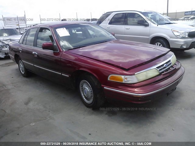 2FALP73W8TX110954 - 1996 FORD CROWN VICTORIA  MAROON photo 1