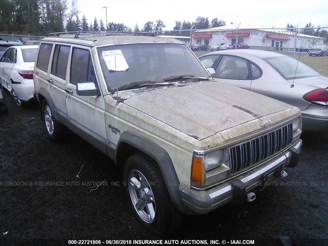 1J4FJ58L7KL534305 - 1989 JEEP CHEROKEE LAREDO WHITE photo 1