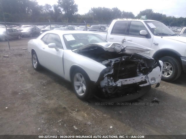 2C3CDYAG9DH672673 - 2013 DODGE CHALLENGER SXT WHITE photo 1