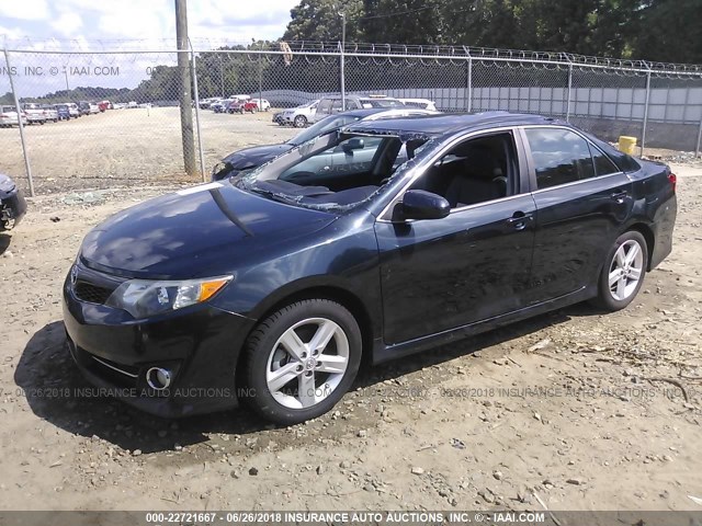 4T1BF1FK7DU289507 - 2013 TOYOTA CAMRY L/SE/LE/XLE 蓝色 照片 2