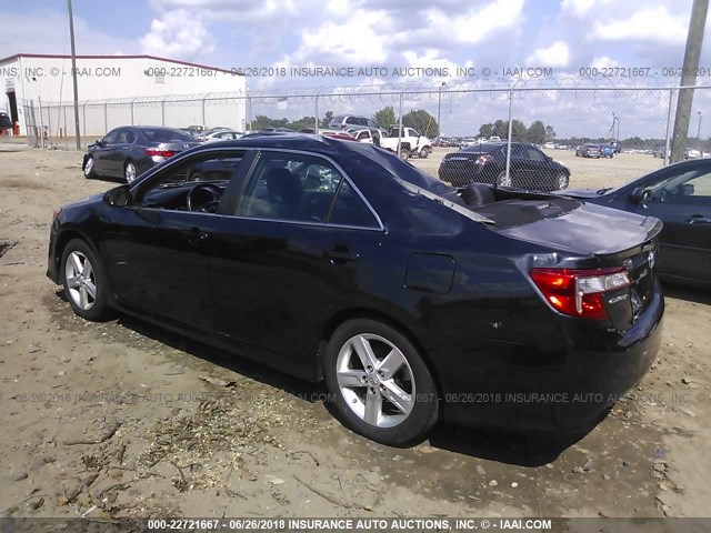 4T1BF1FK7DU289507 - 2013 TOYOTA CAMRY L/SE/LE/XLE 蓝色 照片 3