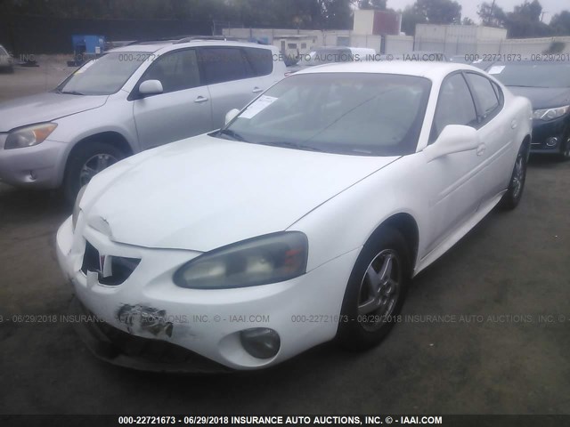 2G2WP522141116405 - 2004 PONTIAC GRAND PRIX GT WHITE photo 2