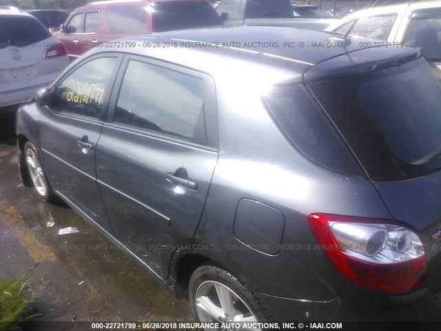 2T1KE4EE9AC038243 - 2010 TOYOTA COROLLA MATRIX S GRAY photo 3