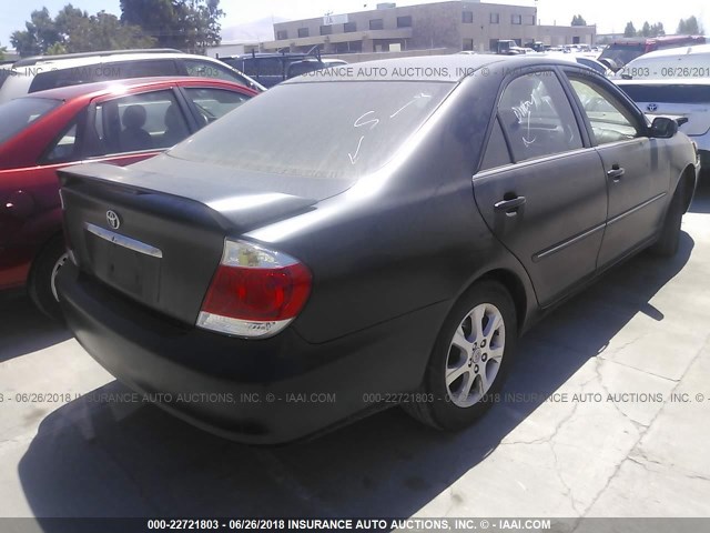 4T1BF30K15U109606 - 2005 TOYOTA CAMRY LE/XLE/SE 黑色 照片 4
