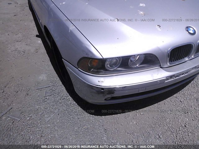 WBADS43451GD85386 - 2001 BMW 525 IT AUTOMATIC SILVER photo 6