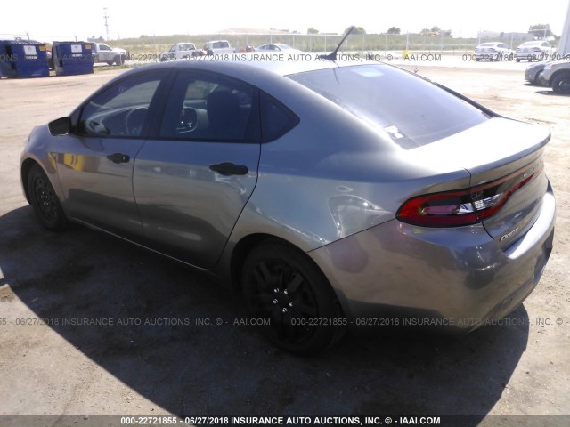 1C3CDFAA2DD316157 - 2013 DODGE DART SE/AERO GRAY photo 3