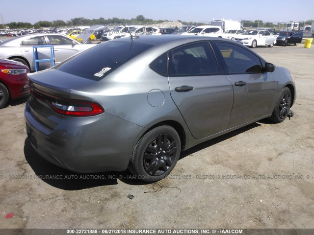 1C3CDFAA2DD316157 - 2013 DODGE DART SE/AERO GRAY photo 4