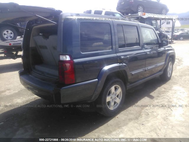 1J8HG48K57C611865 - 2007 JEEP COMMANDER 蓝色 照片 4