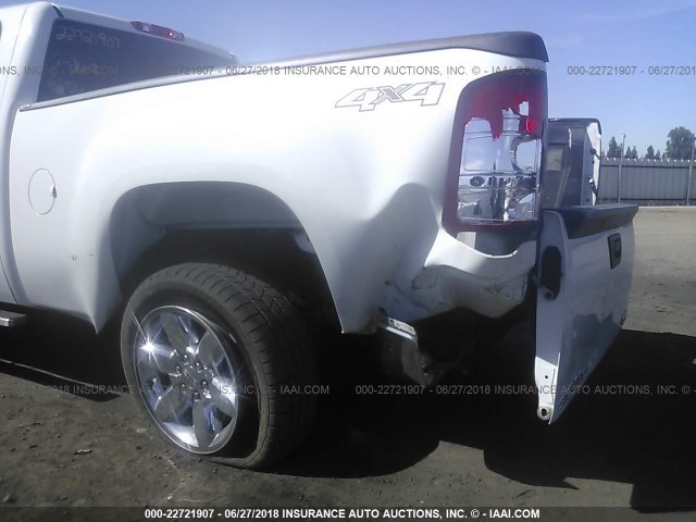 1GTR2VE7XDZ138702 - 2013 GMC SIERRA K1500 SLE WHITE photo 6