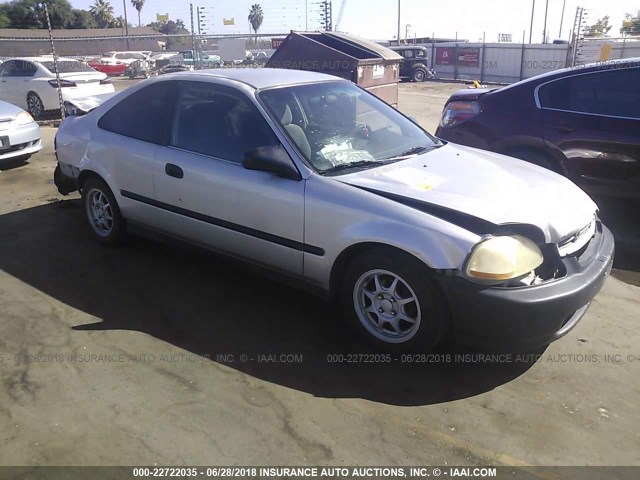 1HGEJ7120WL084213 - 1998 HONDA CIVIC HX SILVER photo 1