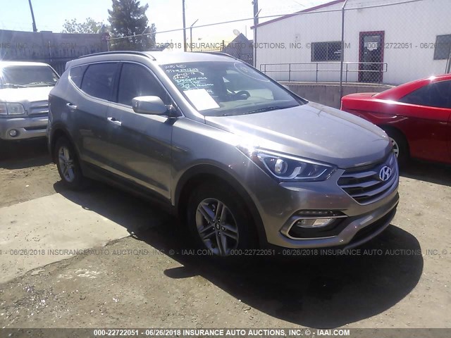 5NMZU3LB6HH041660 - 2017 HYUNDAI SANTA FE SPORT  GRAY photo 1