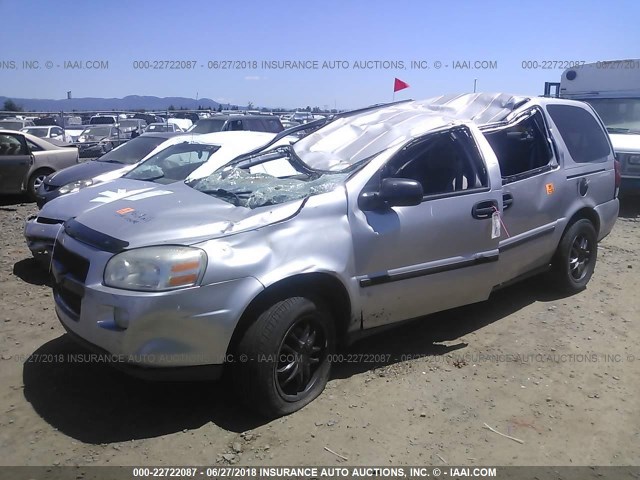 1GNDV23W07D209179 - 2007 CHEVROLET UPLANDER LS SILVER photo 2
