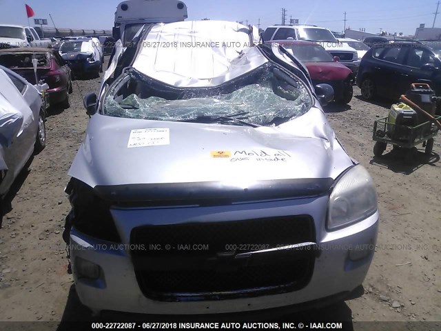 1GNDV23W07D209179 - 2007 CHEVROLET UPLANDER LS SILVER photo 6