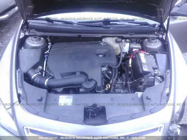 1G1ZA5EU2BF366855 - 2011 CHEVROLET MALIBU LS 灰色 照片 10