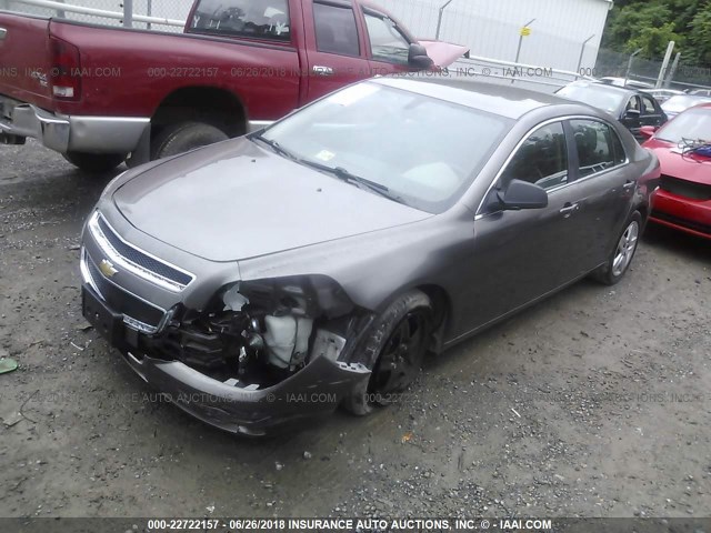 1G1ZA5EU2BF366855 - 2011 CHEVROLET MALIBU LS 灰色 照片 2