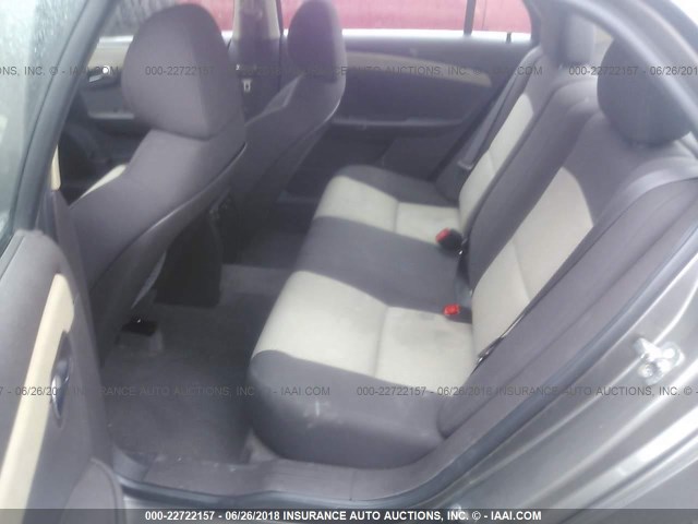 1G1ZA5EU2BF366855 - 2011 CHEVROLET MALIBU LS 灰色 照片 8