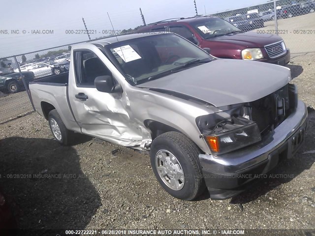 1GTCS14E588128945 - 2008 GMC CANYON SILVER photo 1