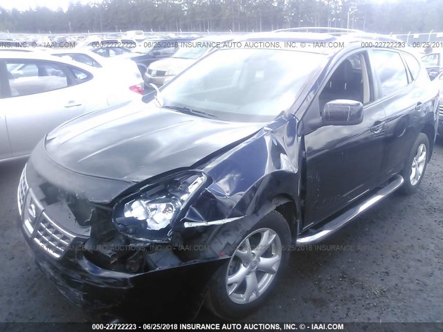 JN8AS58V89W182895 - 2009 NISSAN ROGUE S/SL BLACK photo 2