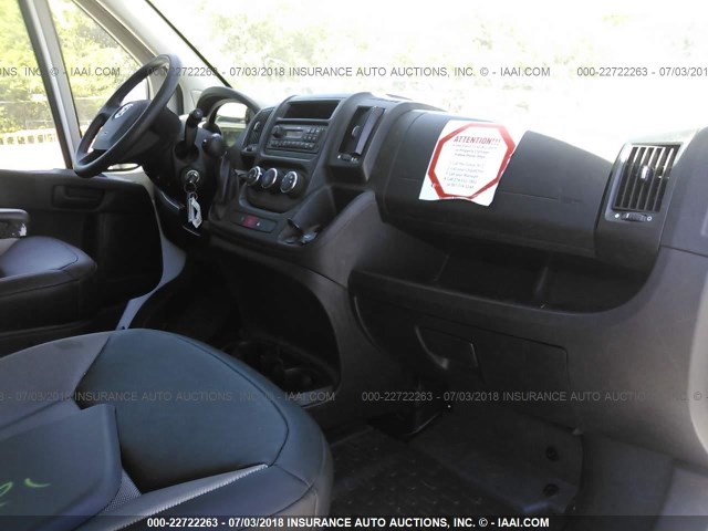 3C6TRVAG9HE524995 - 2017 RAM PROMASTER 1500 1500 STANDARD WHITE photo 5