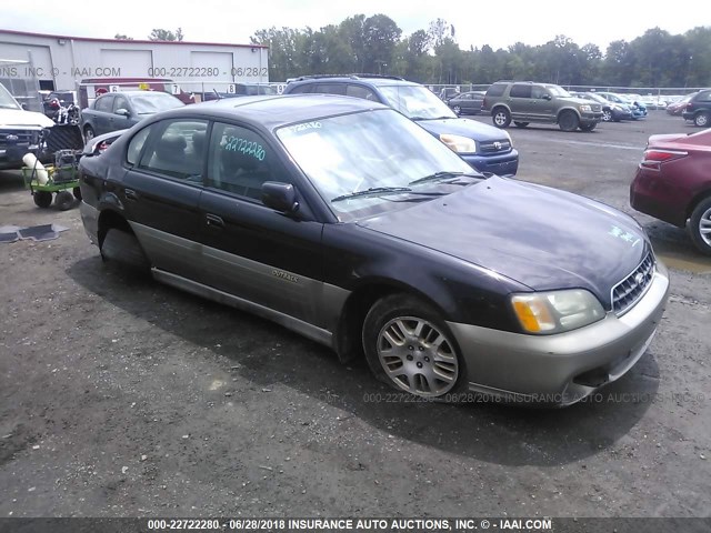 4S3BE896237215987 - 2003 SUBARU LEGACY OUTBACK 3.0 H6/3.0 H6 VDC BLACK photo 1