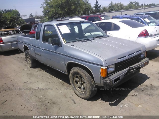 JN6ND16S9GW013911 - 1986 NISSAN D21 KING CAB BLUE photo 1