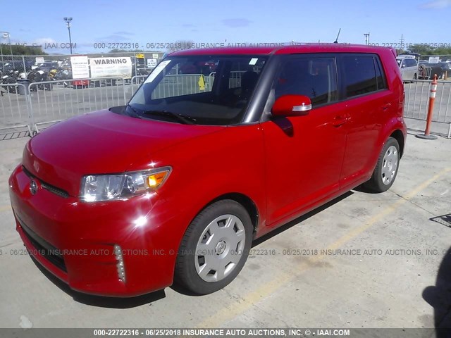 JTLZE4FE6DJ034628 - 2013 TOYOTA SCION XB წითელი ფოტო 2