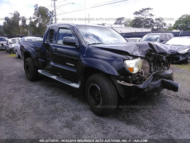5TEUU42N66Z180096 - 2006 TOYOTA TACOMA ACCESS CAB Schwarz Foto 1
