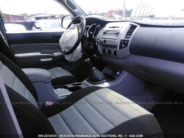 5TEUU42N66Z180096 - 2006 TOYOTA TACOMA ACCESS CAB Schwarz Foto 5