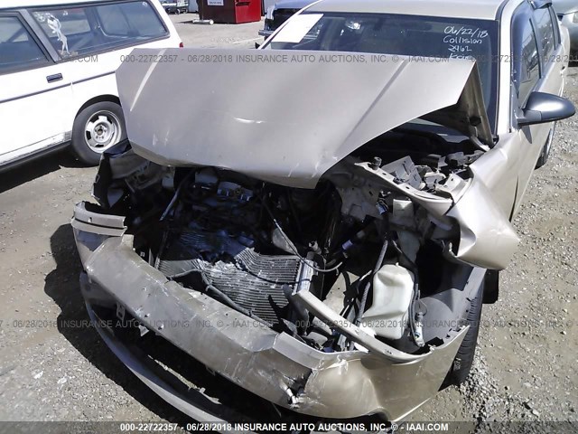 1G1ZT52874F232962 - 2004 CHEVROLET MALIBU LS 金色 照片 6