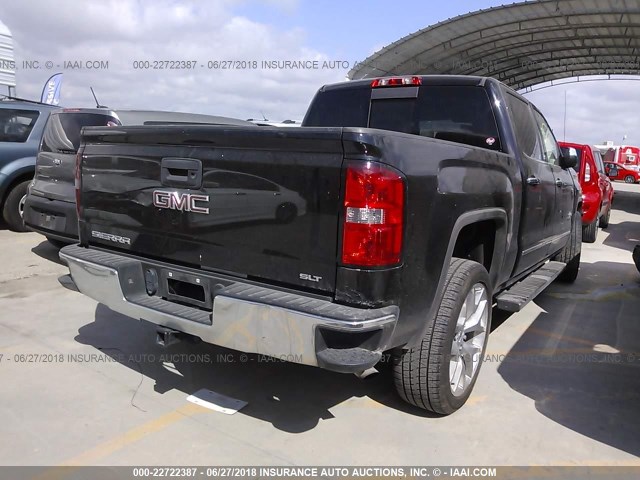 3GTU2VEC1EG555182 - 2014 GMC SIERRA K1500 SLT BLACK photo 4