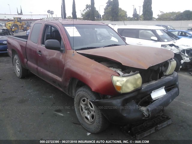 5TETX22N77Z416831 - 2007 TOYOTA TACOMA ACCESS CAB Rot Foto 1