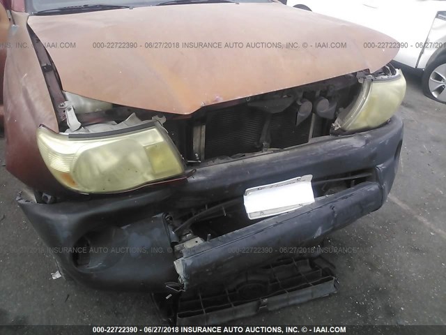 5TETX22N77Z416831 - 2007 TOYOTA TACOMA ACCESS CAB Rot Foto 6