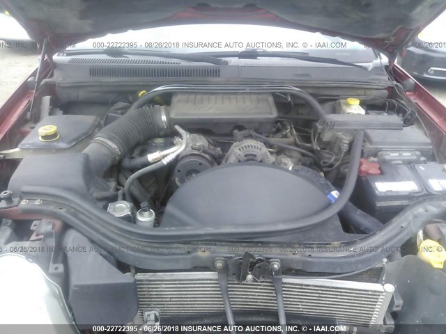 1J8GS48K15C547699 - 2005 JEEP GRAND CHEROKEE LAREDO/COLUMBIA/FREEDOM 勃艮第红 照片 10