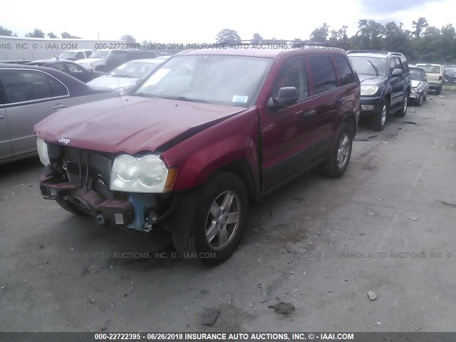 1J8GS48K15C547699 - 2005 JEEP GRAND CHEROKEE LAREDO/COLUMBIA/FREEDOM 勃艮第红 照片 2