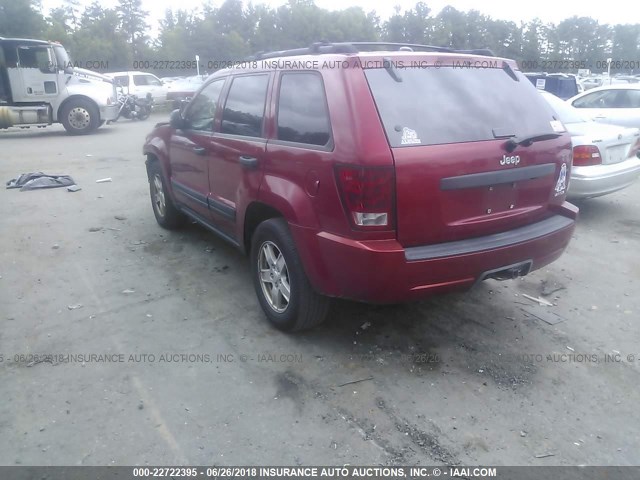 1J8GS48K15C547699 - 2005 JEEP GRAND CHEROKEE LAREDO/COLUMBIA/FREEDOM 勃艮第红 照片 3