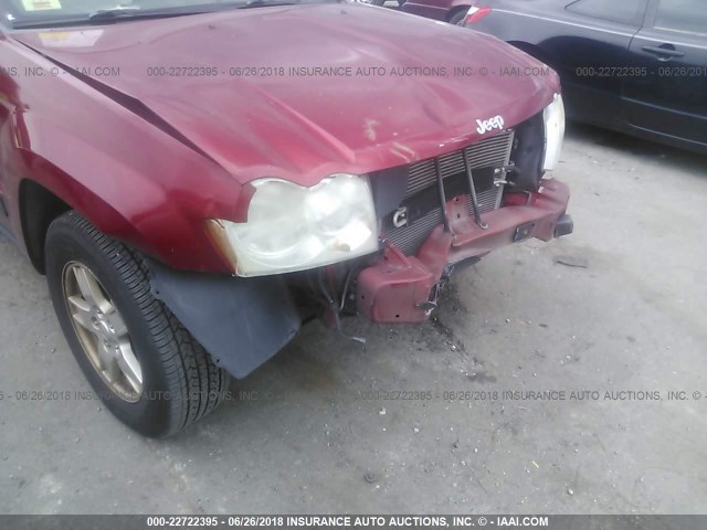 1J8GS48K15C547699 - 2005 JEEP GRAND CHEROKEE LAREDO/COLUMBIA/FREEDOM 勃艮第红 照片 6