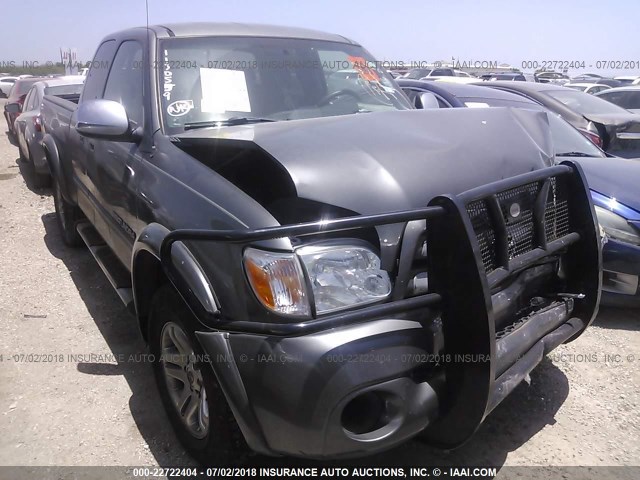 5TBBT44115S456760 - 2005 TOYOTA TUNDRA ACCESS CAB SR5 GRAY photo 1