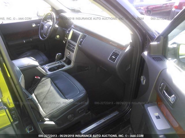 2FMHK6DT2ABA63052 - 2010 FORD FLEX LIMITED BLACK photo 5