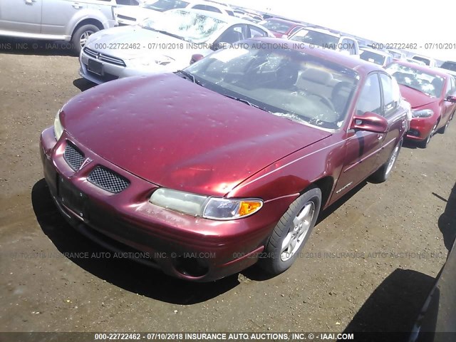 1G2WK52J12F136469 - 2002 PONTIAC GRAND PRIX SE 栗色 照片 2