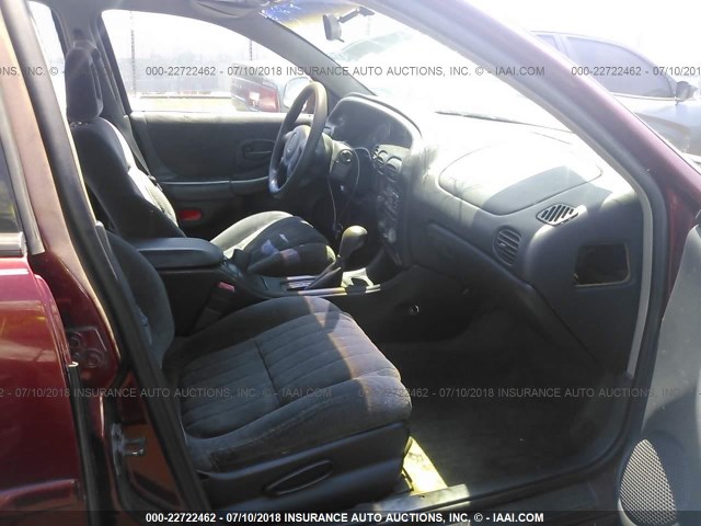 1G2WK52J12F136469 - 2002 PONTIAC GRAND PRIX SE 栗色 照片 5