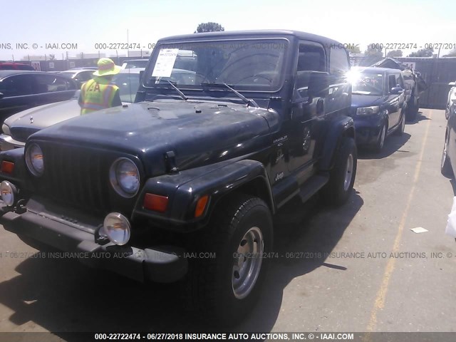 1J4FY49S9WP762364 - 1998 JEEP WRANGLER / TJ SAHARA BLACK photo 2