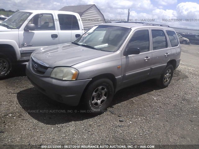 4F2YU07151KM15228 - 2001 MAZDA TRIBUTE DX Champagne photo 2