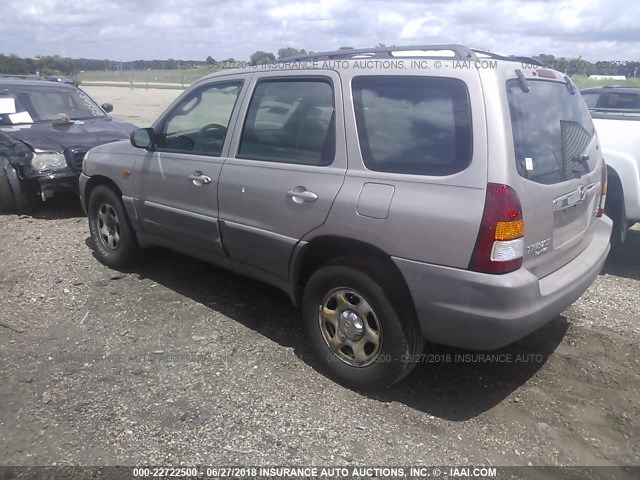 4F2YU07151KM15228 - 2001 MAZDA TRIBUTE DX Champagne photo 3