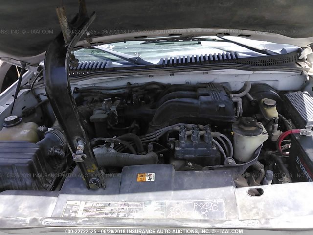 1FMZU62K54ZA10419 - 2004 FORD EXPLORER XLS/XLS SPORT WHITE photo 10