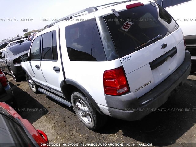 1FMZU62K54ZA10419 - 2004 FORD EXPLORER XLS/XLS SPORT WHITE photo 3