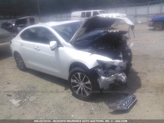 19UUB1F56FA027213 - 2015 ACURA TLX TECH WHITE photo 1